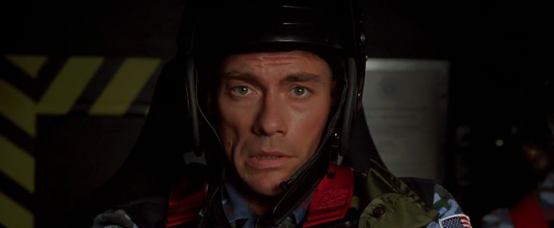 I just look at Van Damme in this image and can feel his pain.... like he’s questioning the universe and exactly what he’s doing right now in this film...